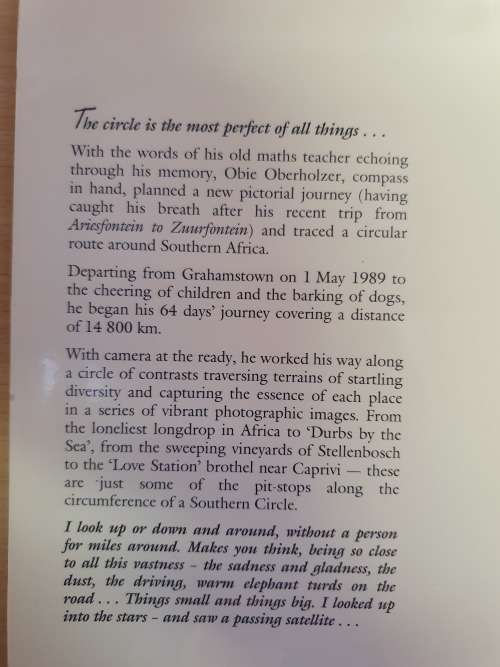 Southern Circle : Another pictorial journey by Obie Oberholzer (Hardcover)