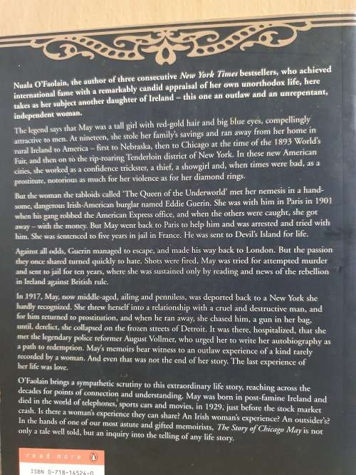 The Story of Chicago May: Nuala O` Faolain (Paperback)