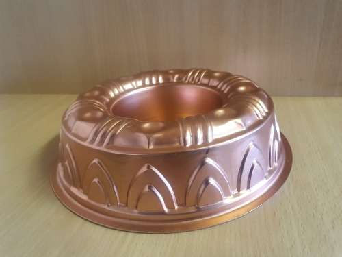 Metal Jelly Mould - width 22cm. height 6cm