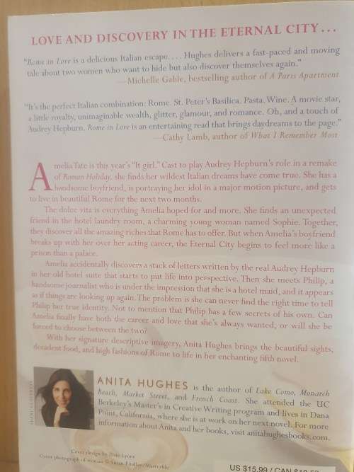 Rome in Love : Anita Hughes (Paperback)