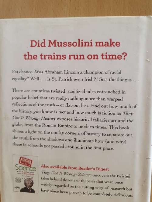 Readers Digest - History - All the Facts that Turned out to be Myths: Emma Marriott (Hardcover)