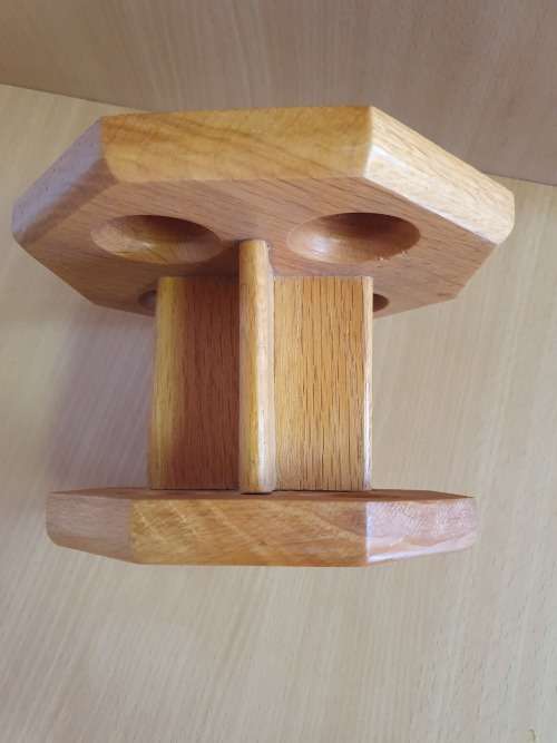 Round Wooden Smoking Pipe Stand/Holder