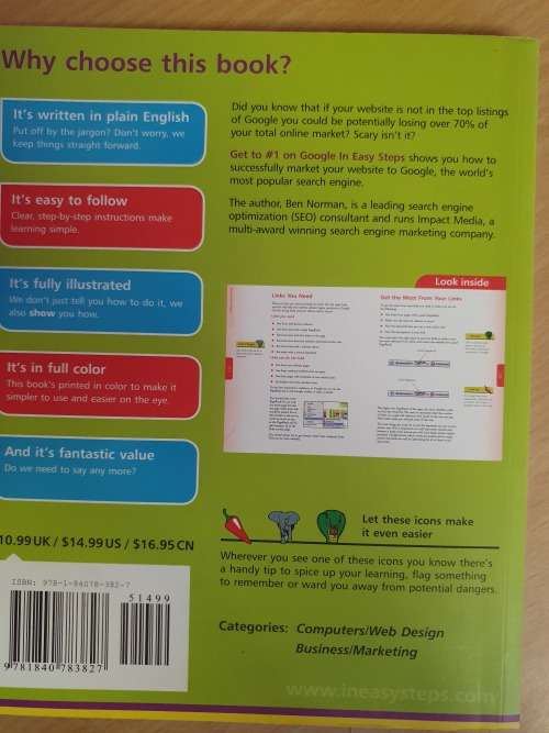 Get to No. 1 on Google in easy steps  Ben Norman (Paperback)
