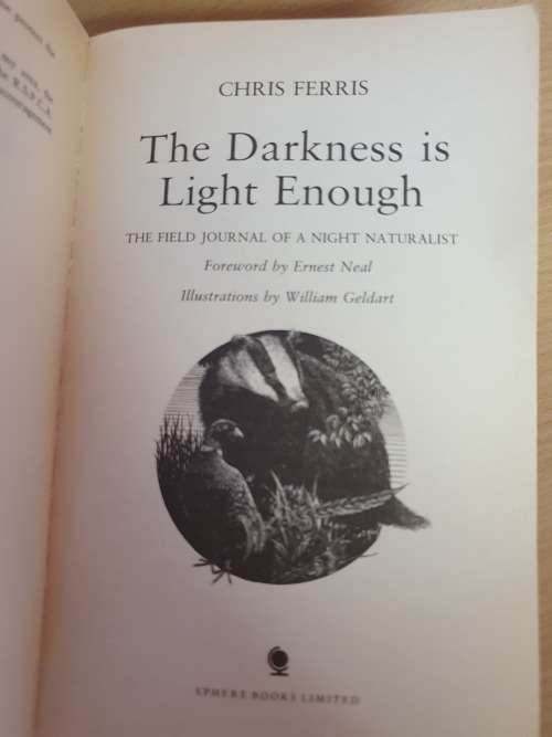 The Darkness is Light Enough: Chris Ferris (Paperback)