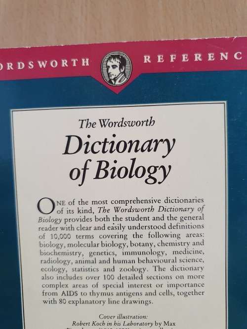 The Wordsworth Dictionary of Biology : Peter M.B Walker (Paperback)