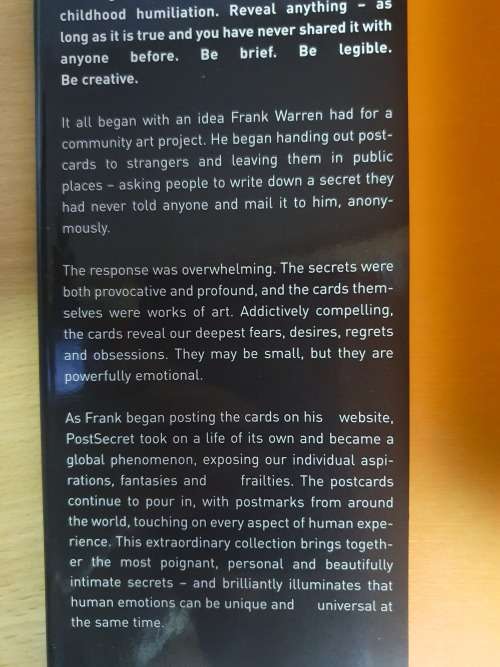 Postsecret : Frank Warren (Hardcover)