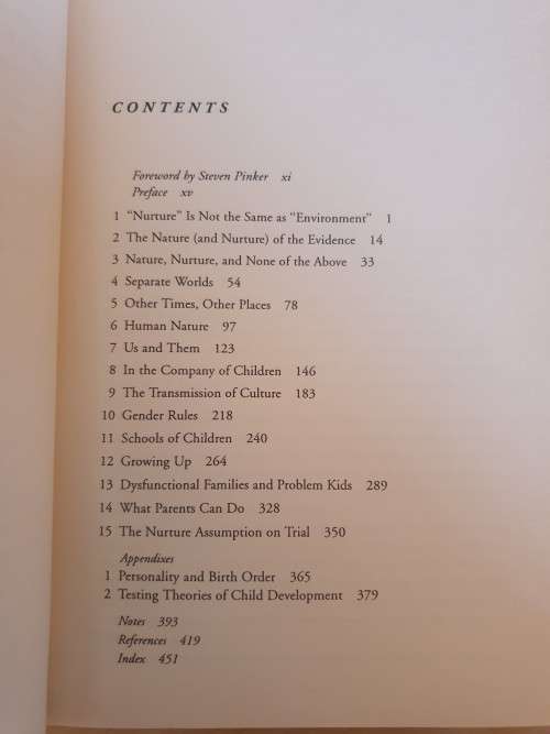 The Nurture Assumption - Why Children turn out the way they do: Judith Rich Harris
