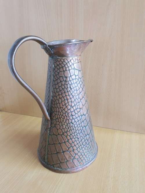 Copper Jug - height 28cm. width 18cm
