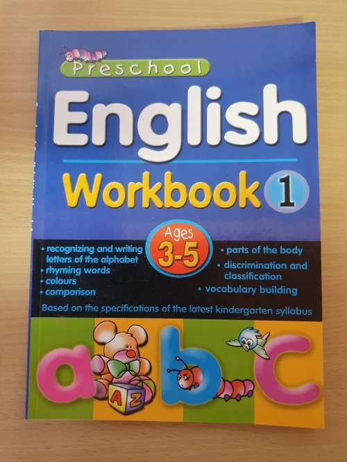 Preschool - English Workbook 1 - Ages 3-5 (Paperback)