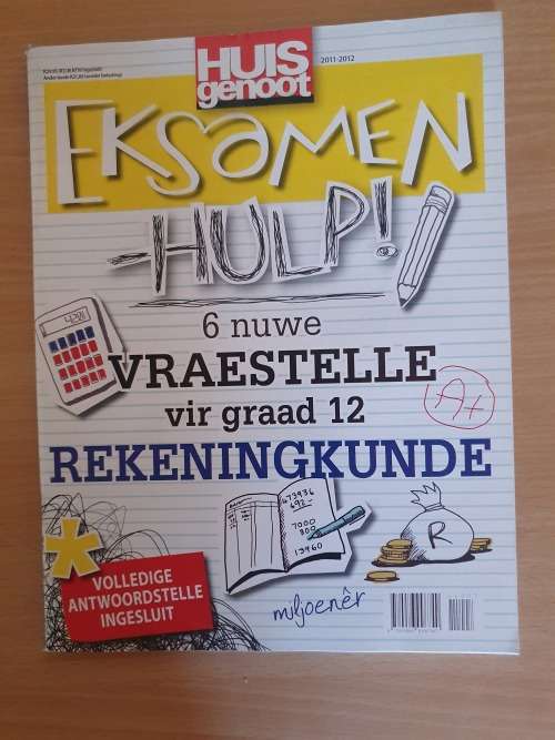 HUIS GENOOT Eksamen Hulp - 6 Nuwe Vraestelle vir Graad 12 - Rekeningkunde