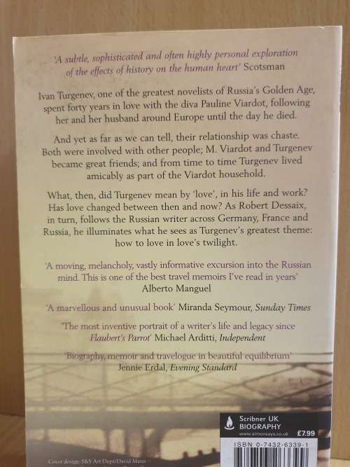 Twilight of Love - Travels with Turgenev: Robert Dessaix (Paperback)