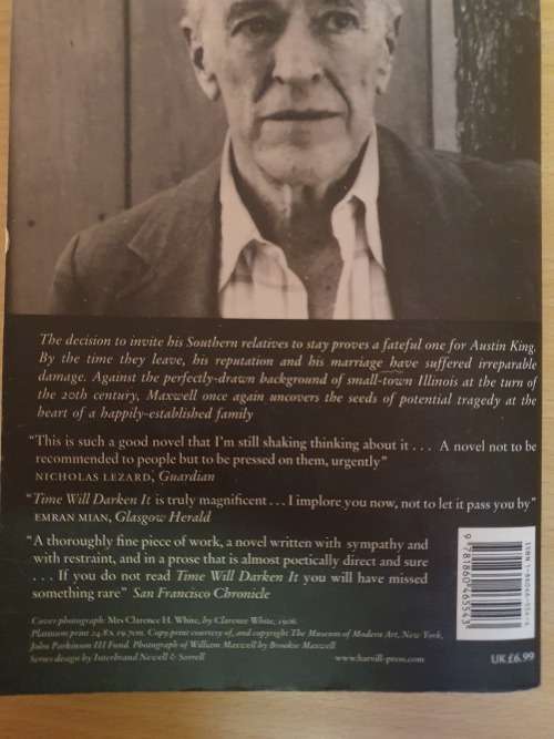Time Will Darken it: William Maxwell (Paperback)
