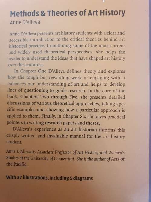 Method & Theories of Art History: Anne D`Alleva (Paperback)