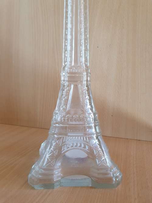Eiffel Tower Shape Glass Bottle