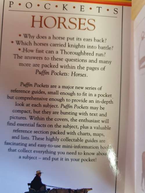 Puffin Pockets - Horses  (Paperback)