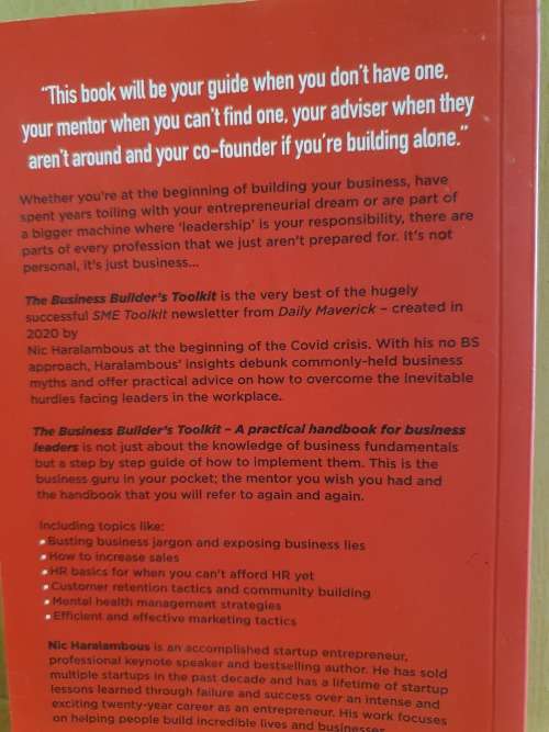 The Business Builder`s Toolkit - A Practical Handbook for Business Leaders : Nic Haralambous