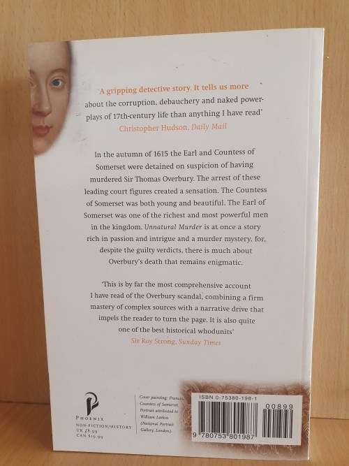 Unnatural Murder - Poison at the Court of James I : Anne Somerset (Paperback)
