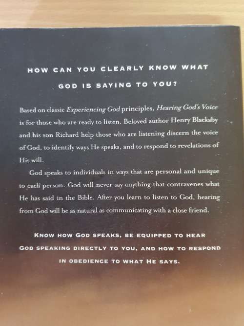 Hearing God`s Voice: Henry and Richard Blackaby (Paperback)