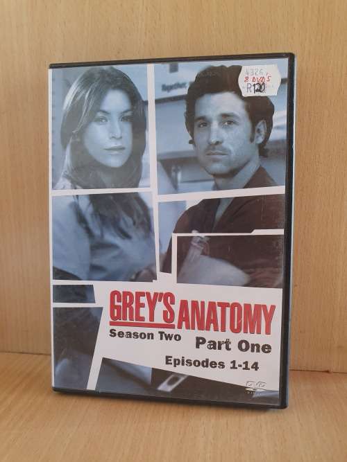 Grey`s Anatomy Season Two, Part One, Episodes 1-14- Dvd (4 discs)