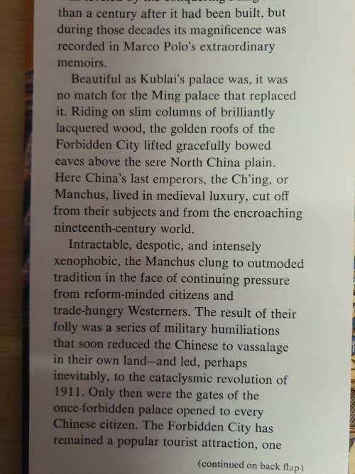 The Forbidden City - China`s Ancient Capital by Roderick MacFarquhar (Hardcover)