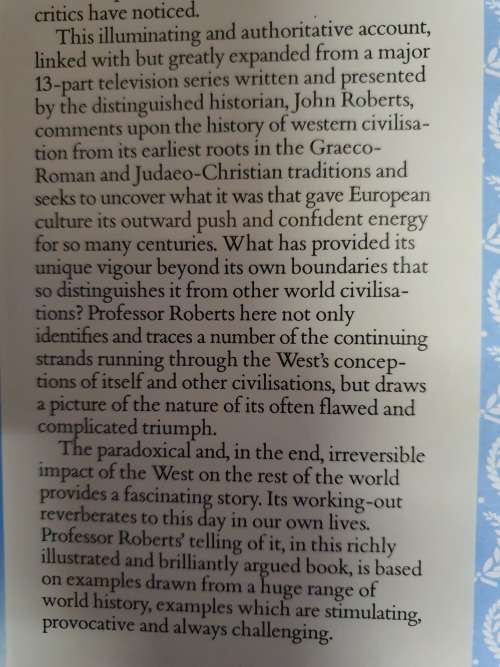 The Triumph of The West: J.M. Roberts (Hardcover)