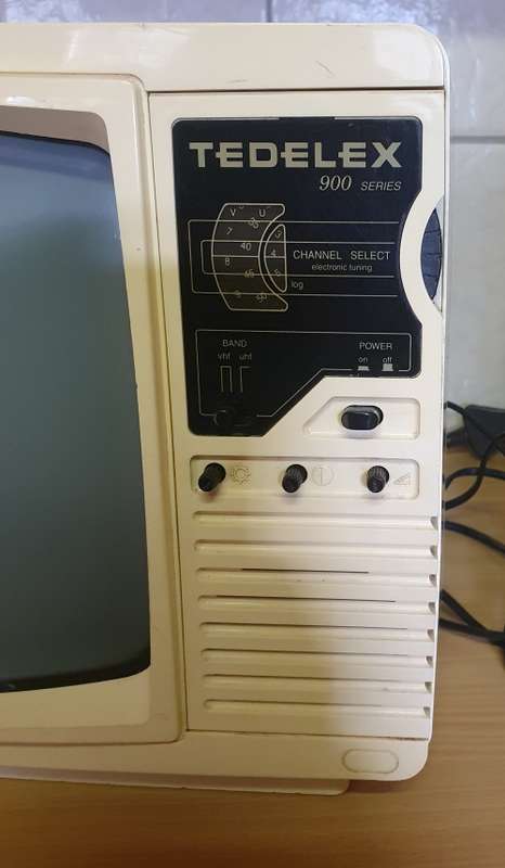 Vintage Black & White Telefunken Television - Model Number T900