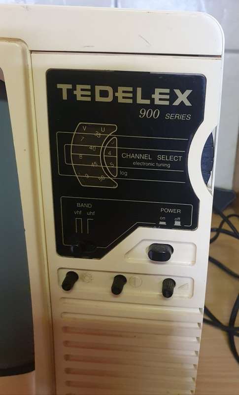 Vintage Black & White Telefunken Television - Model Number T900