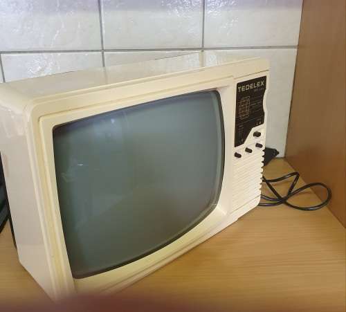 Vintage Black & White Telefunken Television - Model Number T900