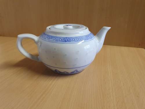 Blue & White Chinese Teapot
