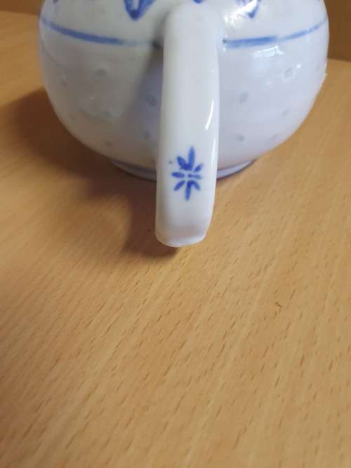 Blue & White Chinese Teapot