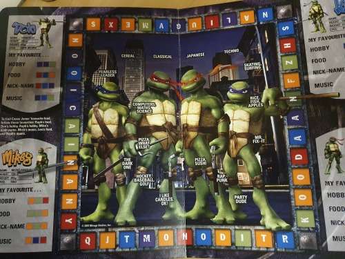 TMNT: Esagashi : Hidden Puzzle Decoder Game Book