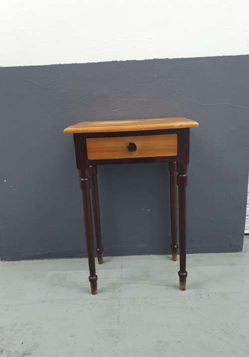 Wooden One Drawer Pedestal