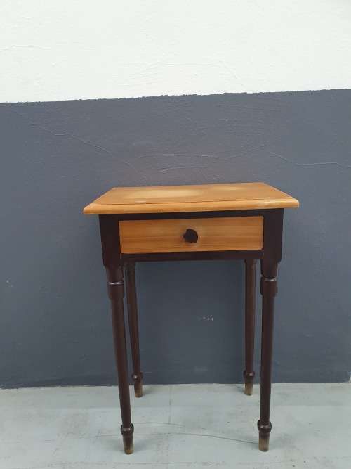 Wooden One Drawer Pedestal