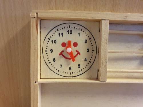 Vintage Wooden Kiddies Counter (25cm x 18cm)