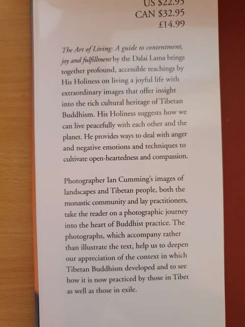 The Art of Living - His Holiness the Dalai Lama (Hardcover)