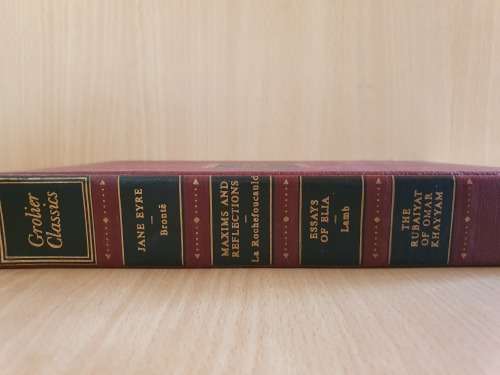 Grolier Classics - Jane Eyre/Essays of Elia/The Rubaiyat of Omar Khayyam
