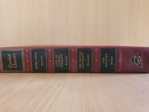 Grolier Classics - Moby Dick/Life of Samuel Johnson/The Social Contract/Odyssey
