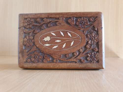 Wooden Jewellery Box (15cm x 10cm height 6cm)