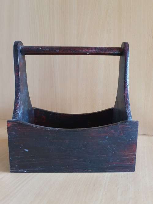 Wooden Caddy (16cm x 10cm height 20cm)