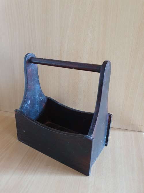 Wooden Caddy (16cm x 10cm height 20cm)