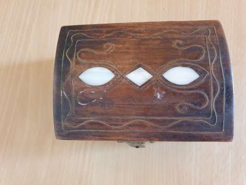 Wooden Jewellery Box (11cm x 8cm height 7cm
