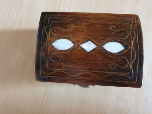 Wooden Jewellery Box (11cm x 8cm height 7cm