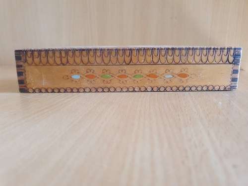 Wooden Jewellery Box (21cm x 7cm height 4cm)