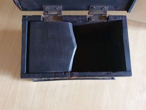 Wooden Box with Rhino Detail (15cm x 9cm. height 9cm)