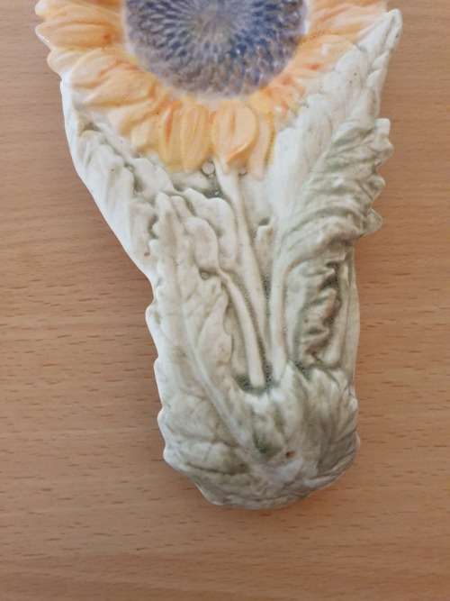 Ceramic Spoon Rest - Sunflower