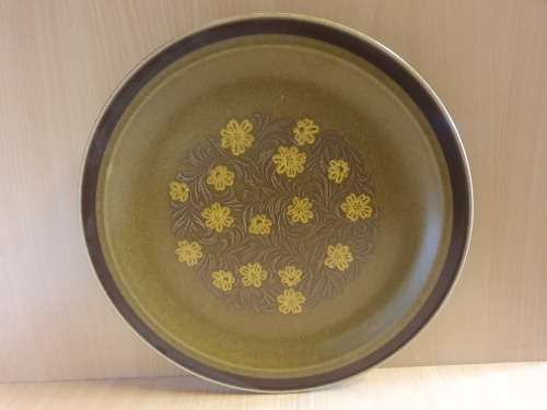 Vintage Stoneware Plate - Made in Japan (width 30cm)