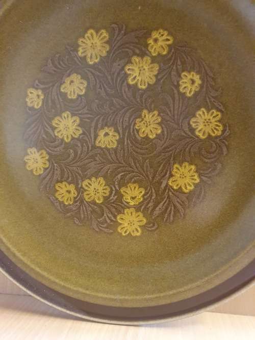 Vintage Stoneware Plate - Made in Japan (width 30cm)