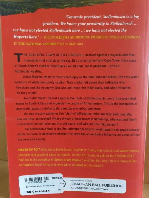 The Stellenbosch Mafia (Inside the Billionaires Club) Pieter du Toit (Paperback)