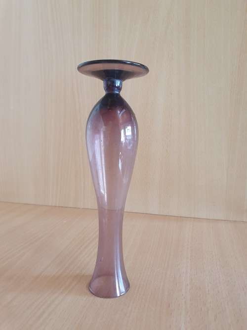 Vintage Purple Glass Vase