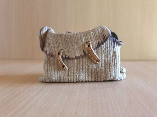 Stoneware Satchel Ornament